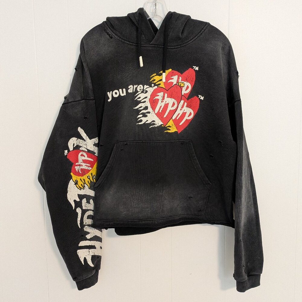 Men's Hyde Park "You Aren't Invited" Easy Does It Double Heart Hoodie - NWOT
